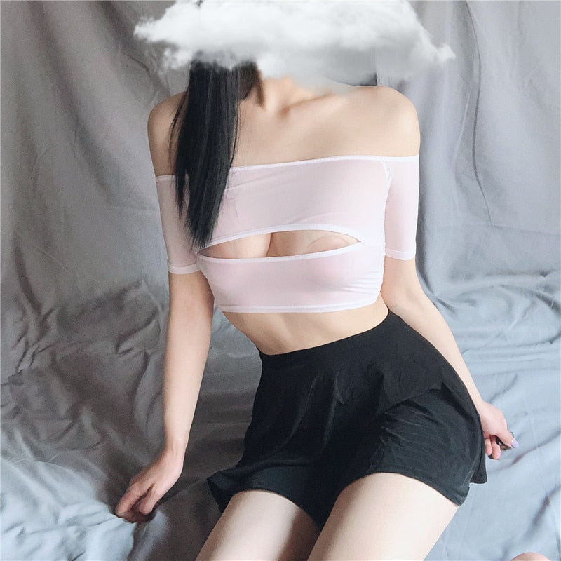 See Through Skirts with Tops