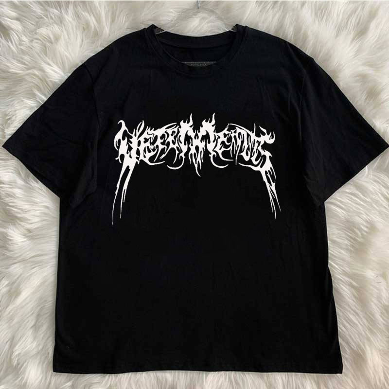 Shirts Gothic Dark Streetwear