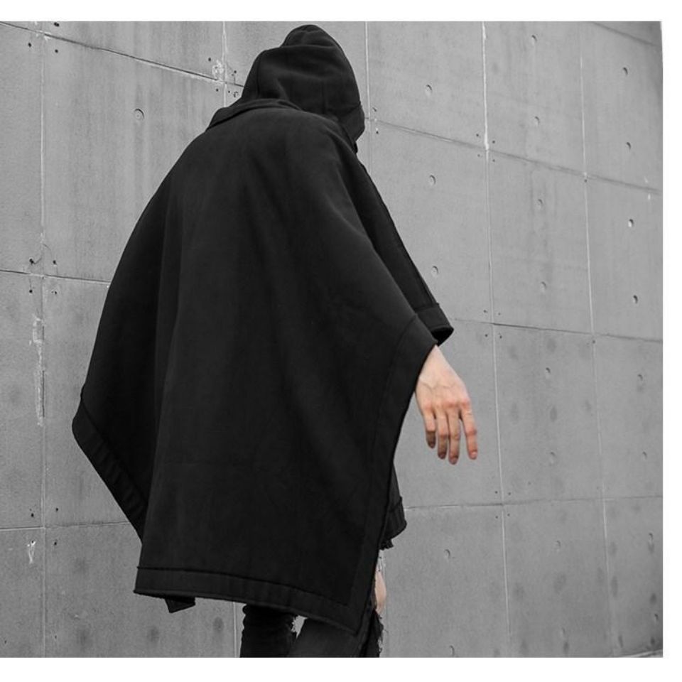 Techwear Black Oversized Hoodies