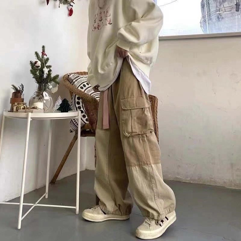 Baggy Black Cargo Pants