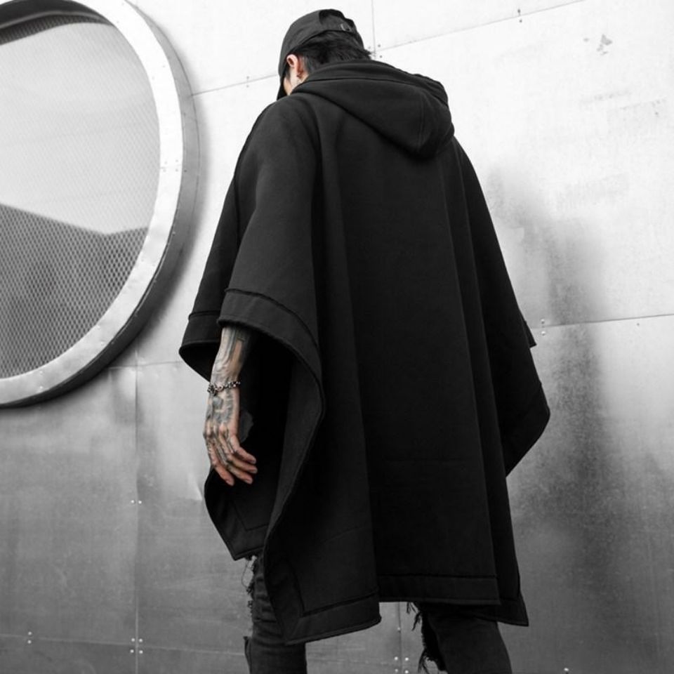 Techwear Black Oversized Hoodies